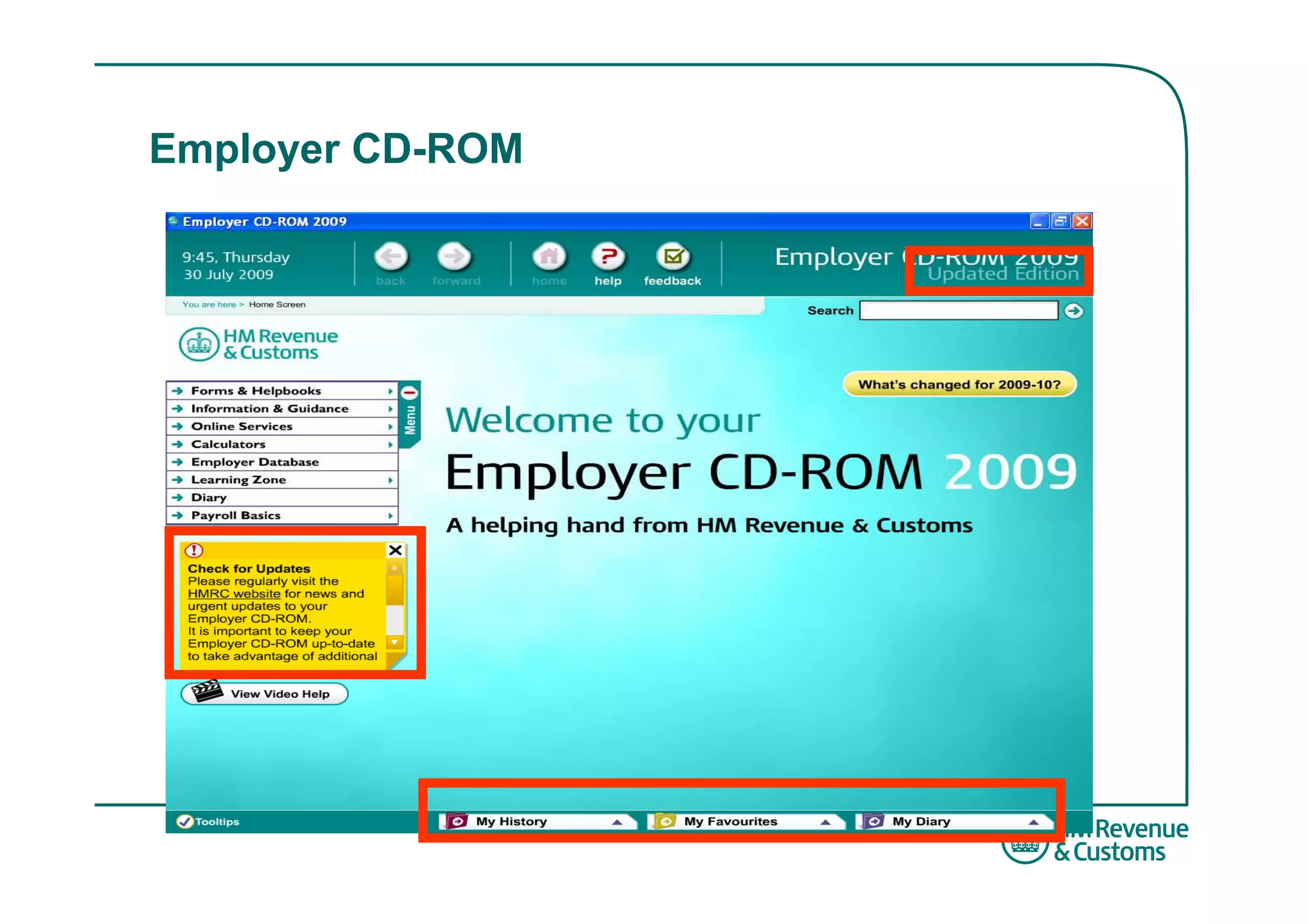 Employer CD-ROM
 