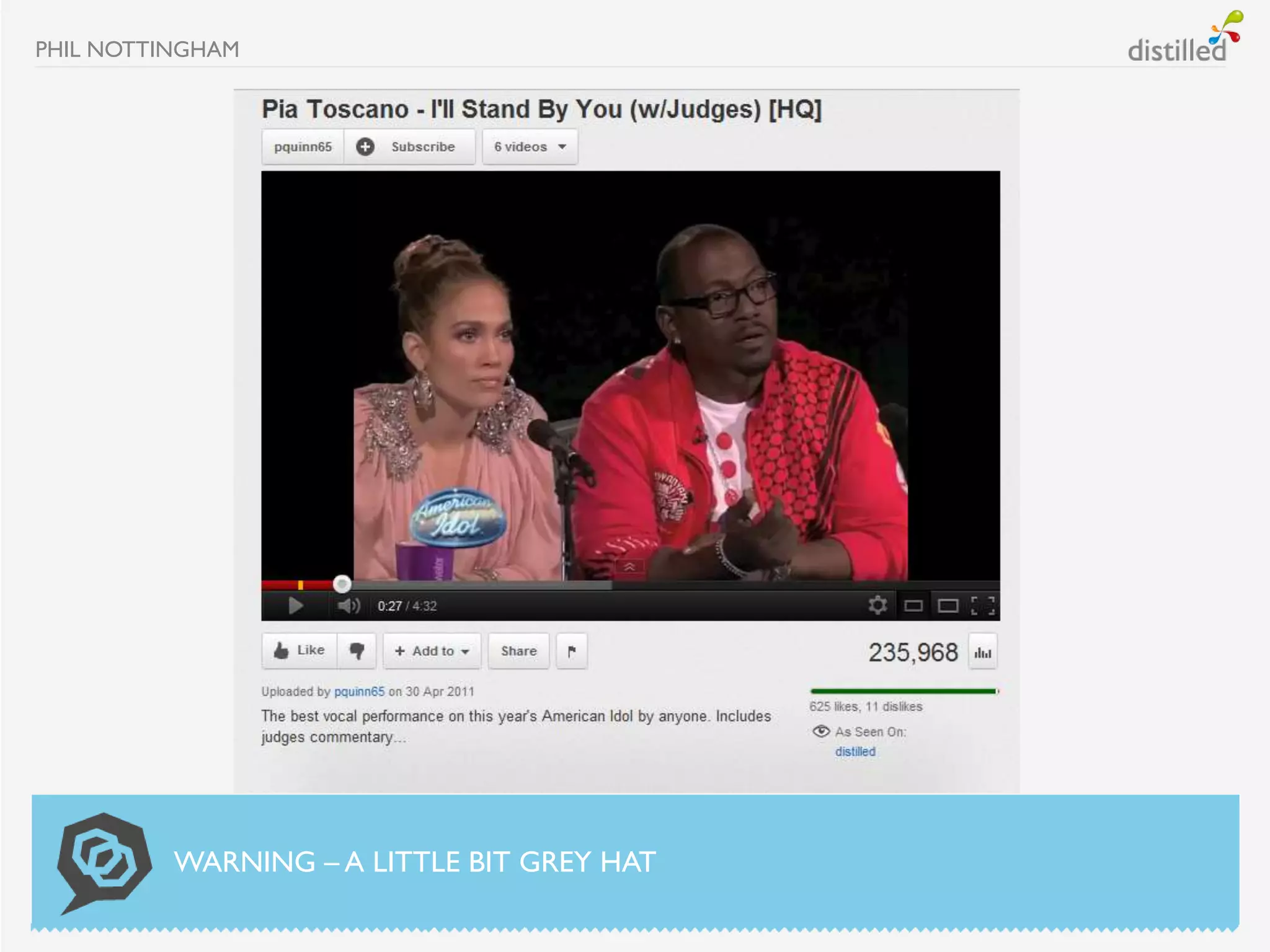 PHIL NOTTINGHAM




          WARNING – A LITTLE BIT GREY HAT
 