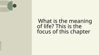 PHILO-5.. death and the meaning of my life | PPTX