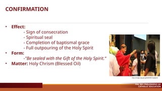 Philo of Catholic Education - The 7 Sacraments | PPTX