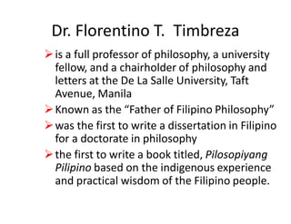 Filipino Philosopher