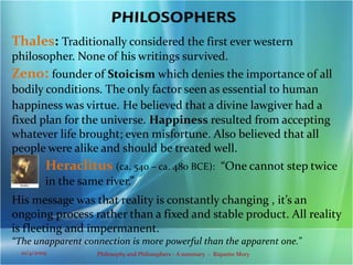 Believed people could understand the universe through logic and reason.