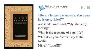 Philosophers Notes x100 | PDF