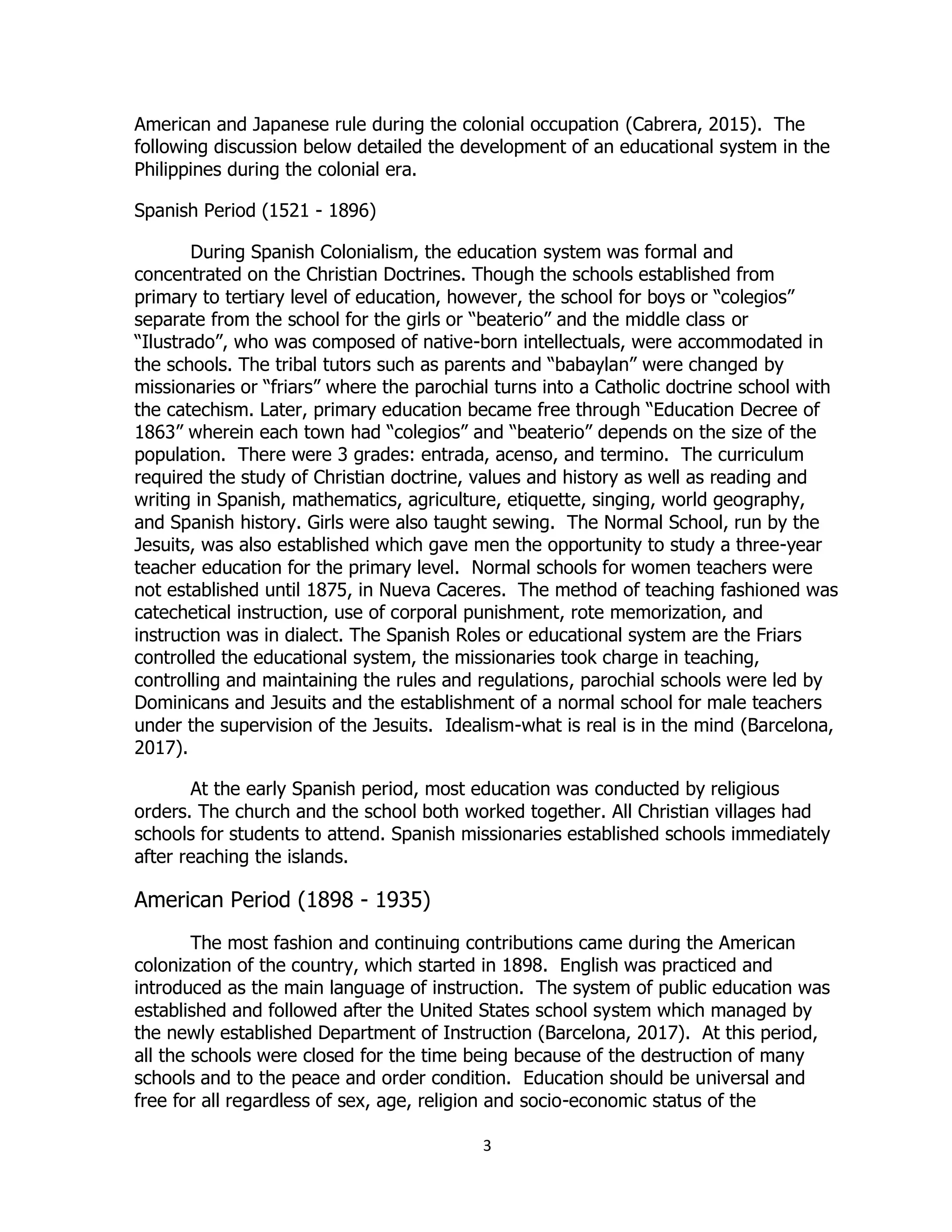 Philosophical and Sociological Foundations of Philippine Education ...