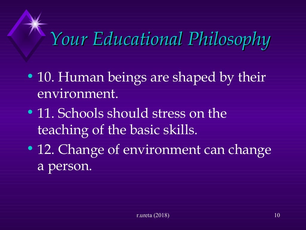 Philosophical foundations of education