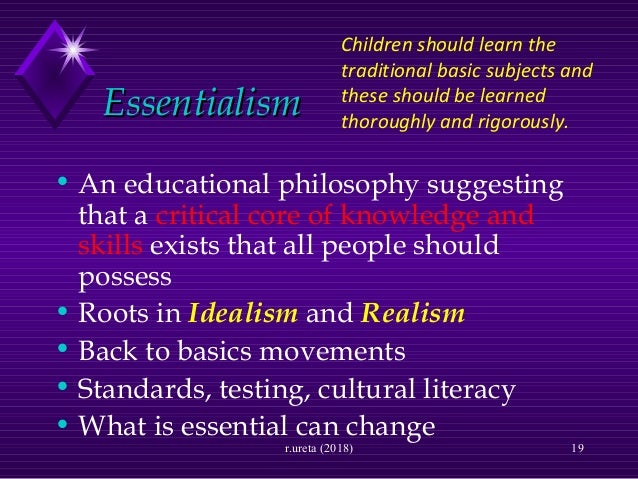 Philosophical foundations of education
