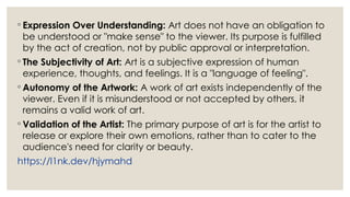Truth In Art Exploring the Philosophical Significance of Art: From Imitation to ...