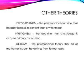 Philosophical Theories