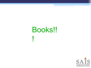 Books!!
!
 