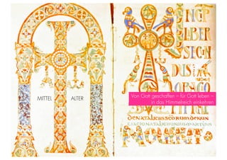 STEPHANIE HARTUNG




                                                     Von Gott geschaffen – für Gott leben –
                 MITTEL                      ALTER
                                                              in das Himmelreich einkehren




Geschichte der abendländischen Philosophie                                      © S. Hartung 2011
 