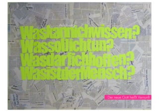 STEPHANIE HARTUNG




                                             Aufklärung




                                                          Der neue Gott heißt Vernunft

Geschichte der abendländischen Philosophie                                 © S. Hartung 2011
 