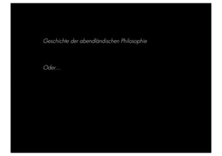 STEPHANIE HARTUNG




           Überschrift in Futura Light, 18 pt
                        Geschichte der abendländischen Philosophie

           Fließtexte in Futura 14 pt
                  > Hier steht ein Satz oder ein einzelner Begriff
                  > Oder...
                    Unterpunkt




Geschichte der abendländischen Philosophie                             © S. Hartung 2011
 