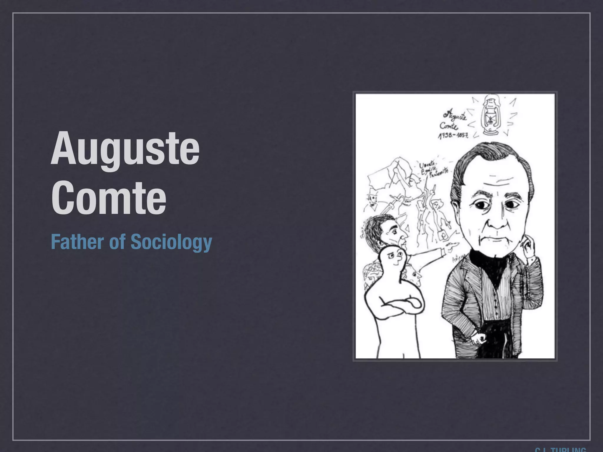 Auguste
Comte
Father of Sociology
 