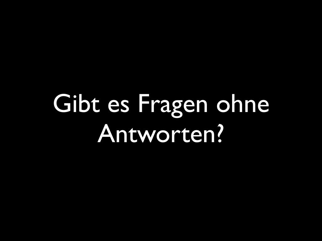 Philosophische fragen