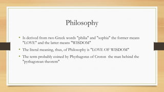Philosophy