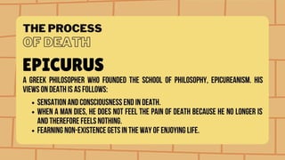 Human Person Oriented Towards Their Impending Death