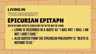 Human Person Oriented Towards Their Impending Death