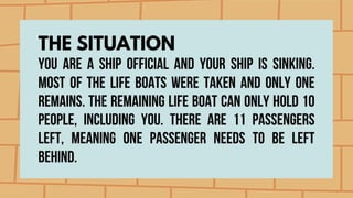 Human Person Oriented Towards Their Impending Death