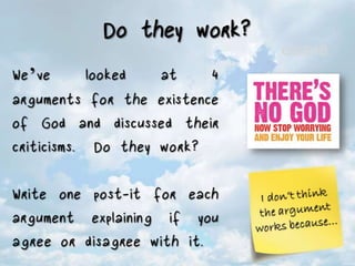 Philosophy - Lesson 5 - Is There a God?