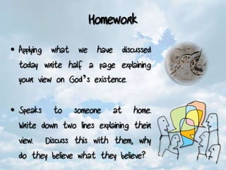 Philosophy - Lesson 5 - Is There a God?