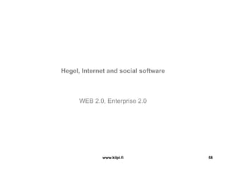 Philosophy Of Web 2.0
