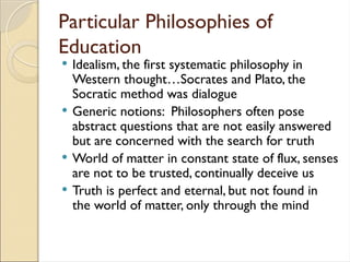 Relation between philosophy and education | PPTX