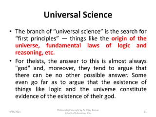 Philosophy and ethics of research basic concepts by dr vijay kumar ...