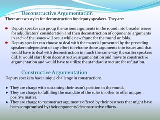 Philosophy of debating & argumentation | PPTX