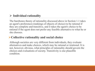 Individual Rationality philosophy of economic.ppt