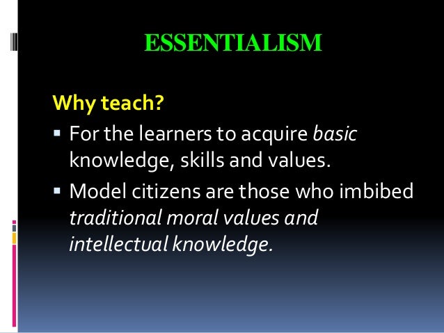 Philosophy of education