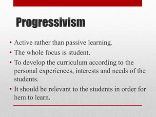 Philosophy of education | PPTX