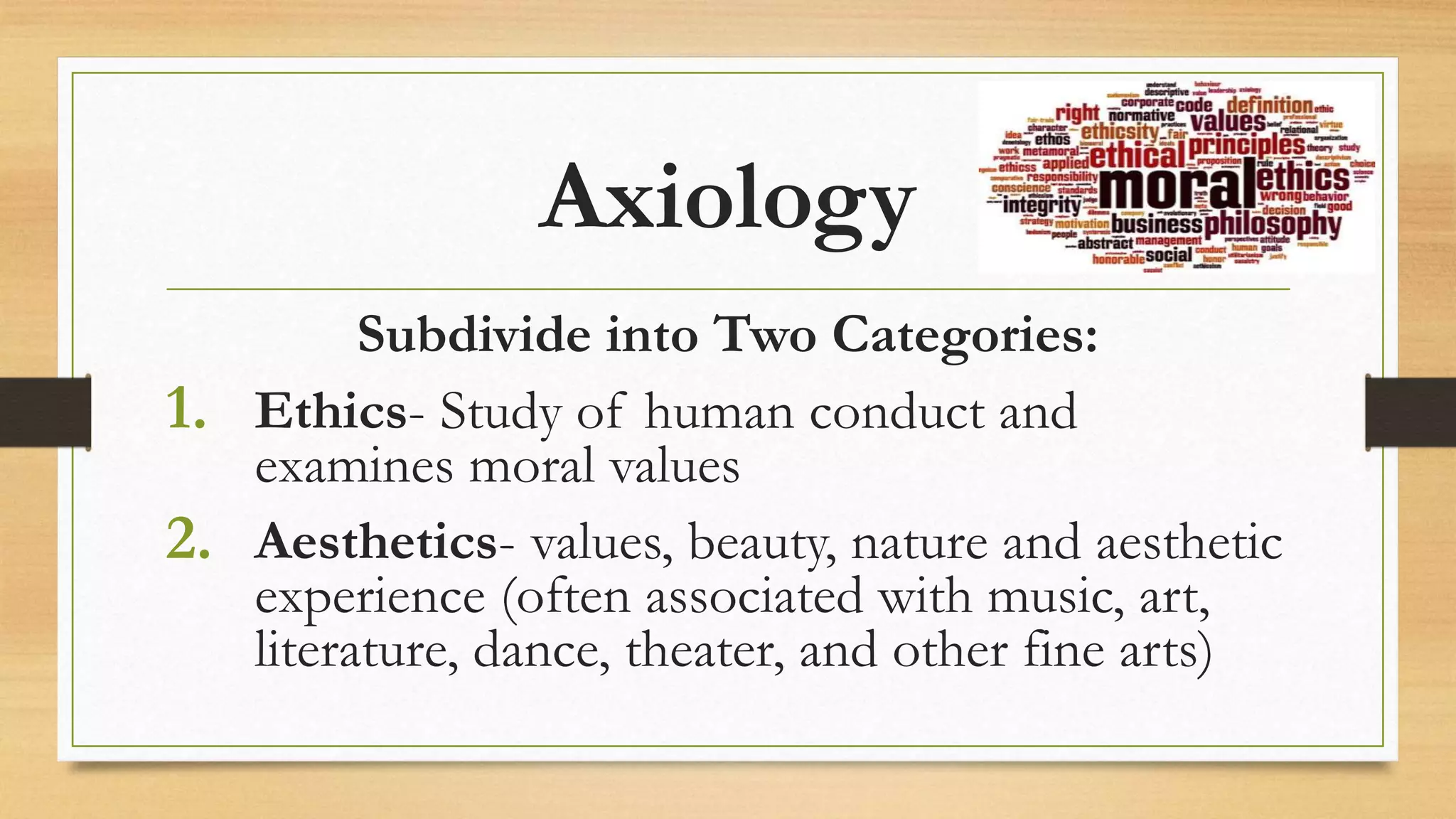 Philosophy of Education and Major Branches of Philosophy.pptx