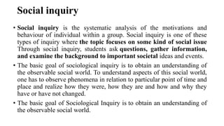 Philosophy of Knowledge in social Science and social inquiry.ppt