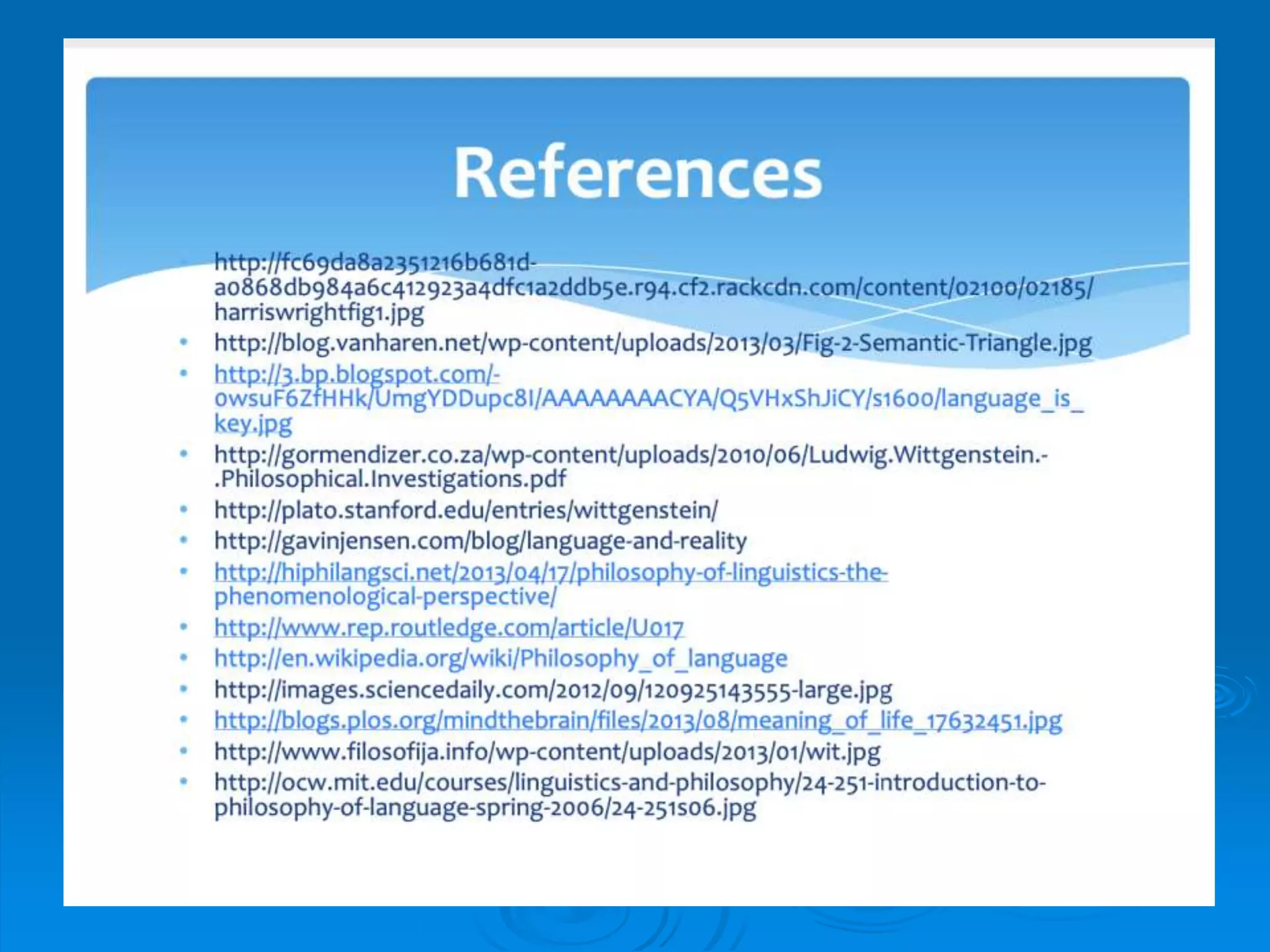 Philosophy of Language