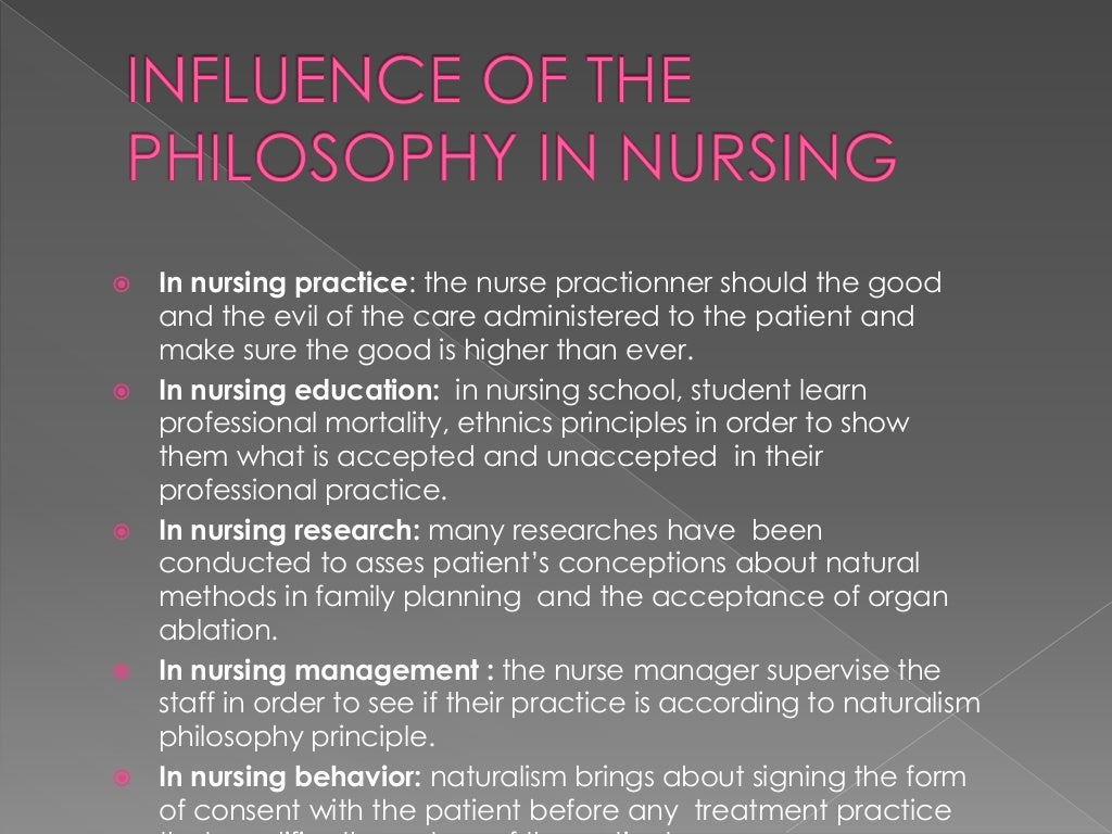 philosophy of nursing assignment