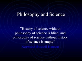 Philosophy of science | PPT