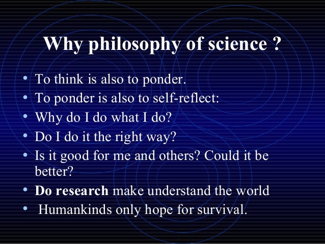 Is Philosophy A Science : The Philosophy of Science: An Overview – IZBHYU