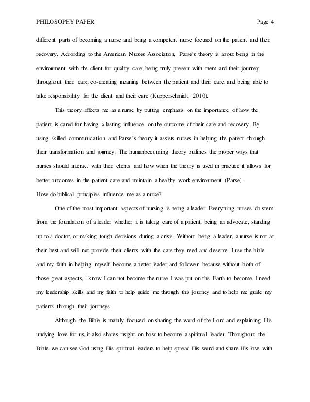 leadership philosophy essay