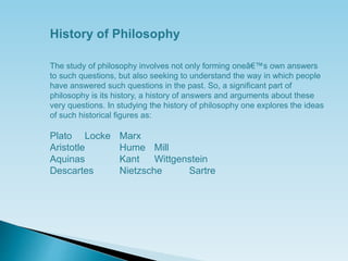 Philosophy ppt | PPTX | Education