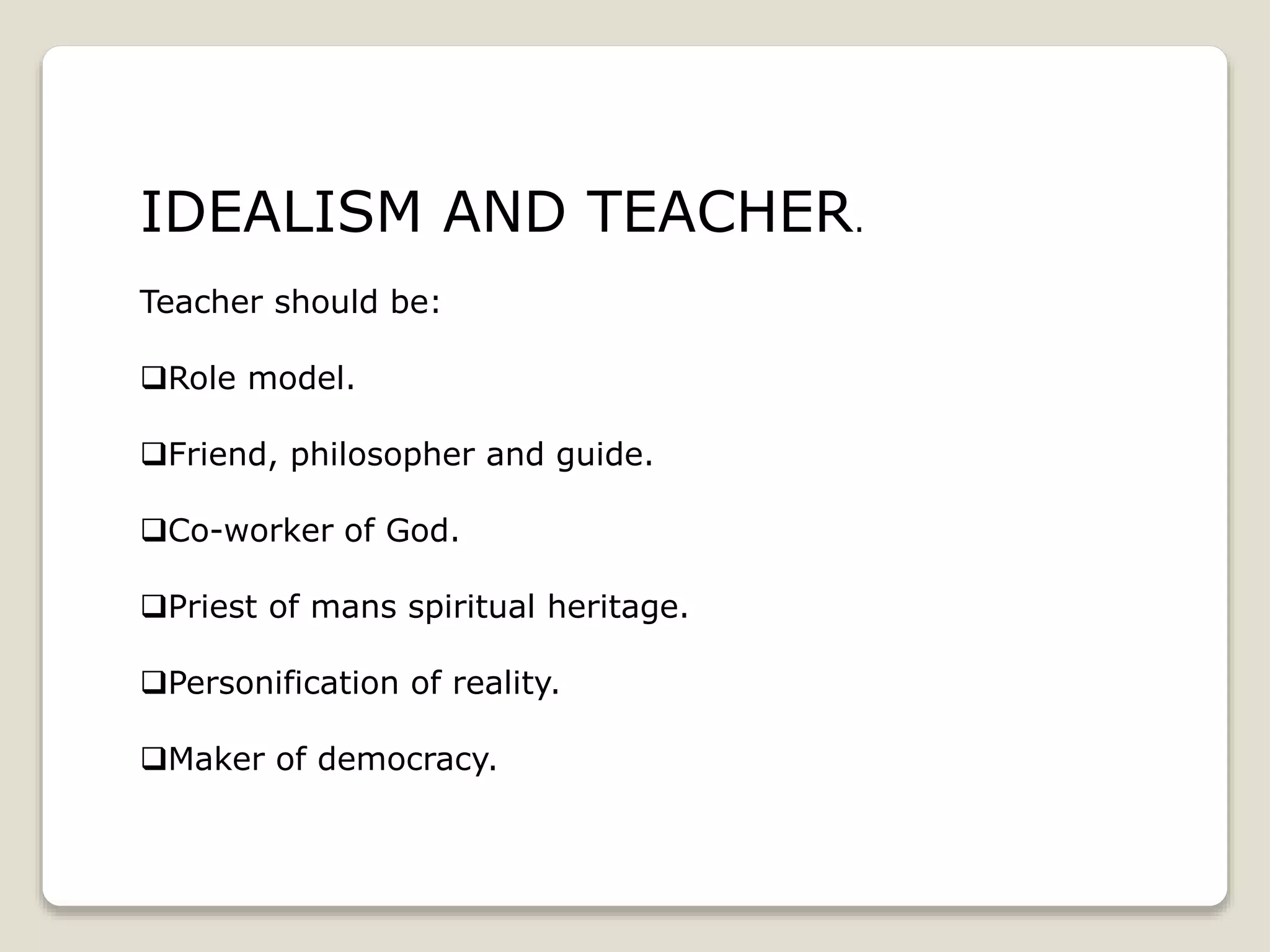 WHAT IS EDUCATIONAL PHILOSOPHY PPT visual data 8