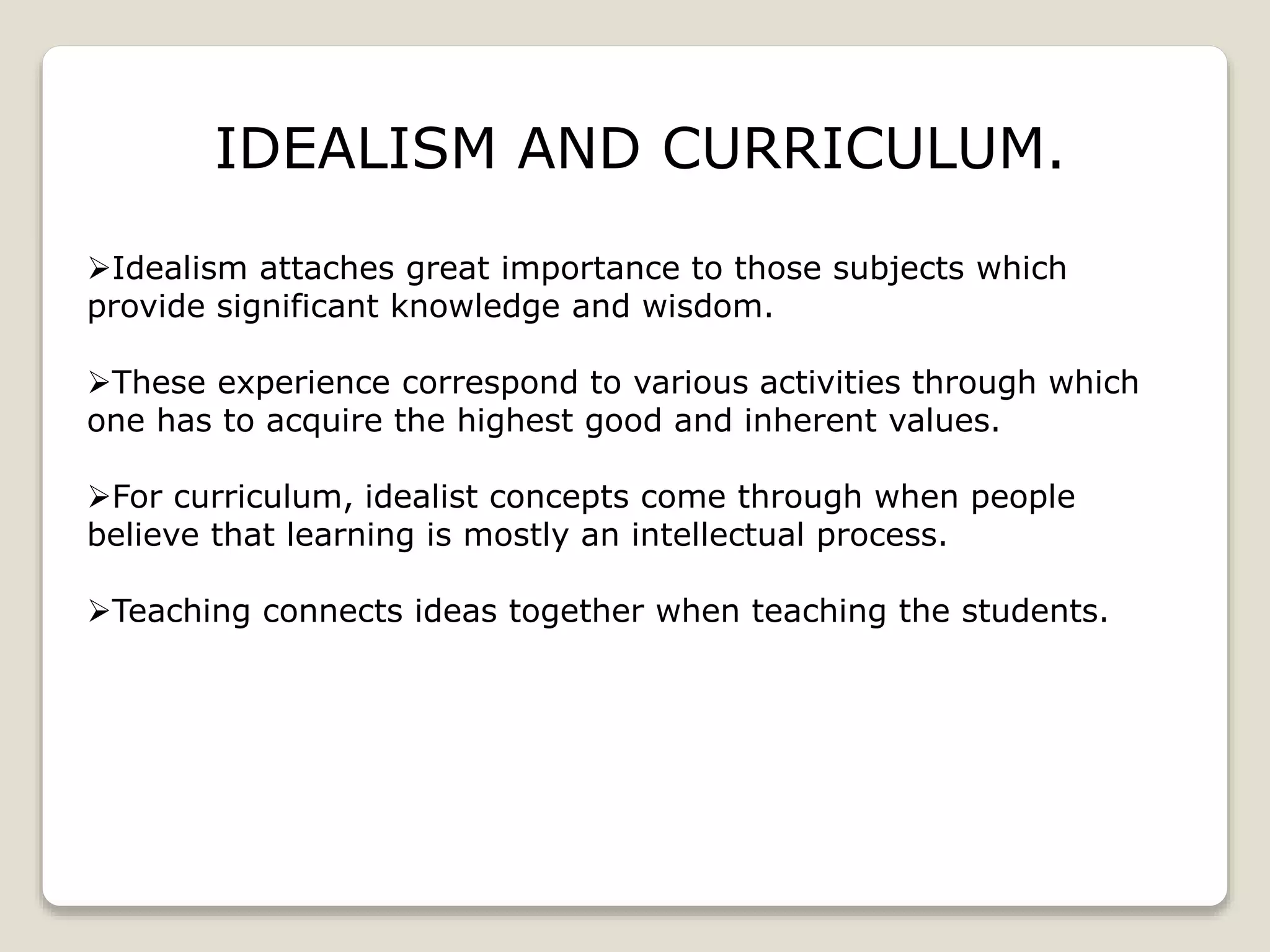 WHAT IS EDUCATIONAL PHILOSOPHY PPT visual data 7