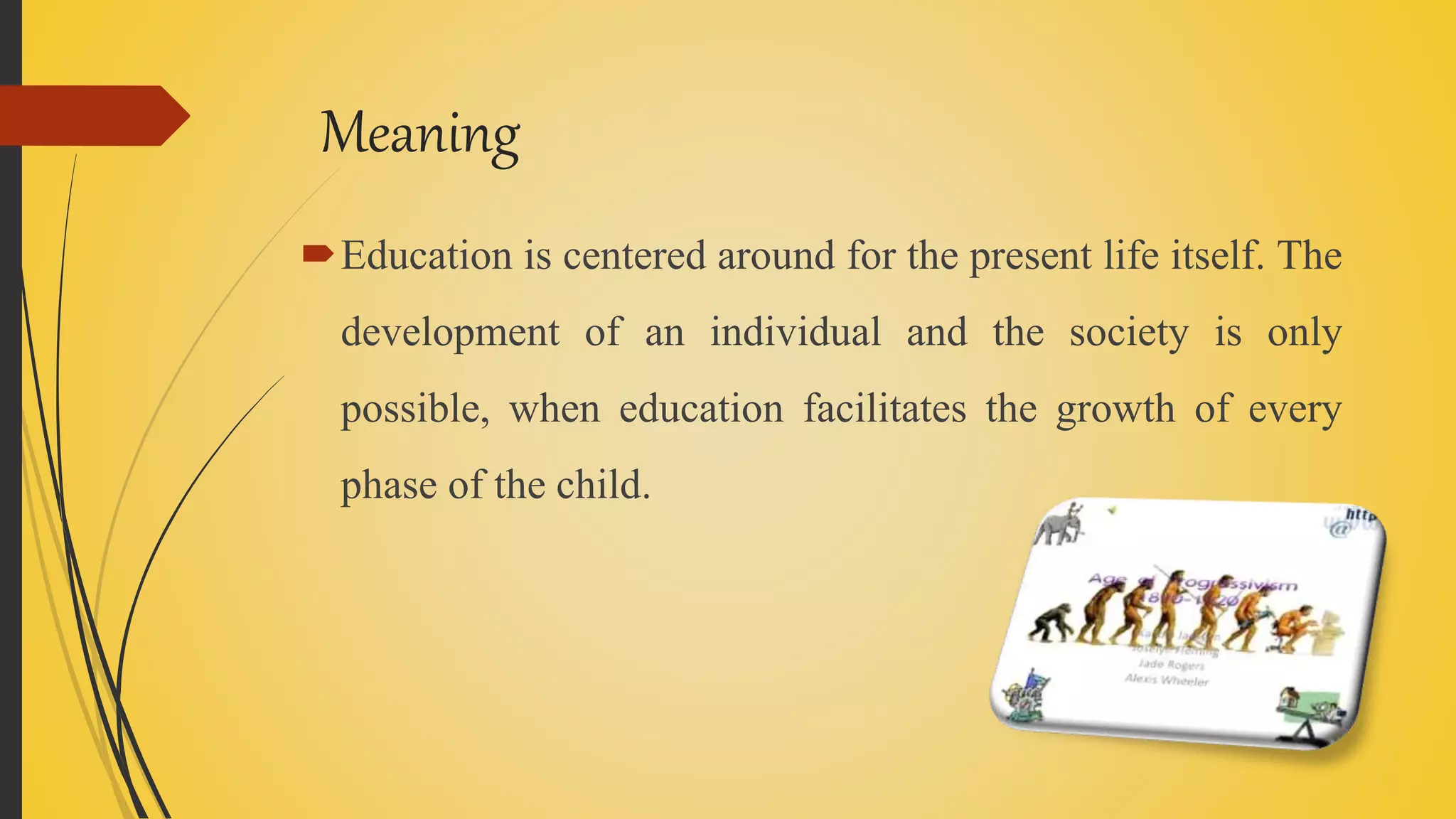 Philosophy of progressivism