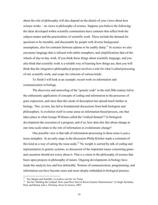On the Relation Between Philosophy and Science | PDF