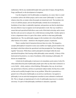 On the Relation Between Philosophy and Science | PDF