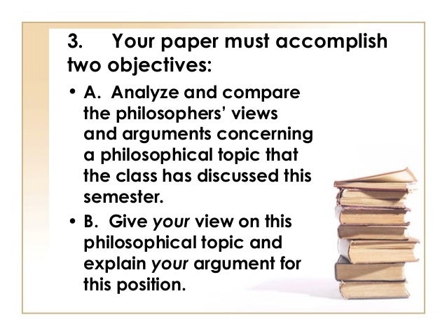 Philosophy term papers