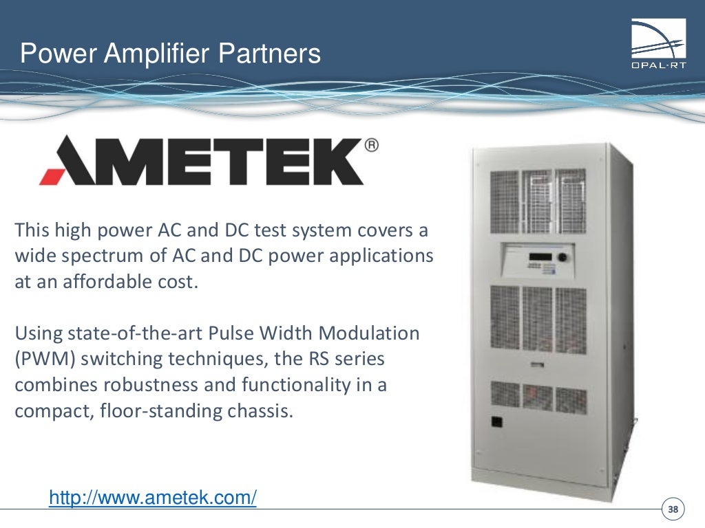 OPALRT Power HardwareIntheLoop presentation