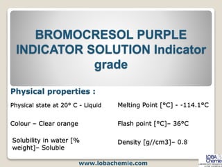 pH indicator solutions | PPTX
