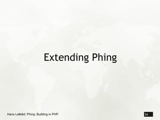 Phing: Building with PHP