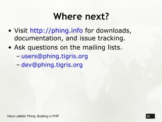 Phing: Building with PHP