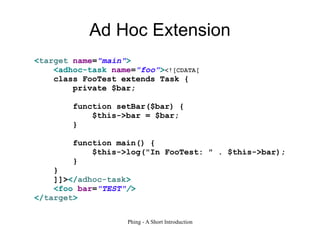Automate! Easier handover to new team members